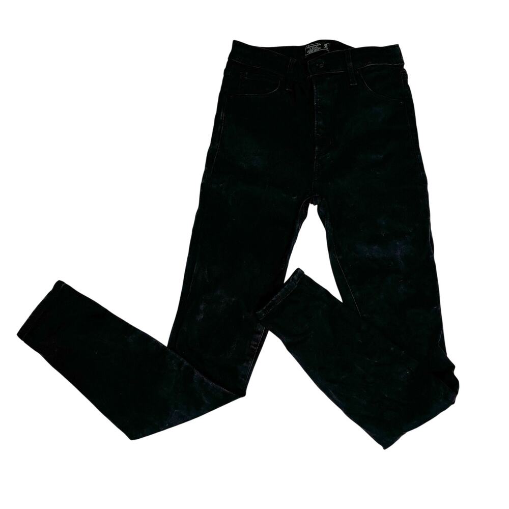 Abercrombie & Fitch Simone High Wasit Super Skinny Black Jeans 25